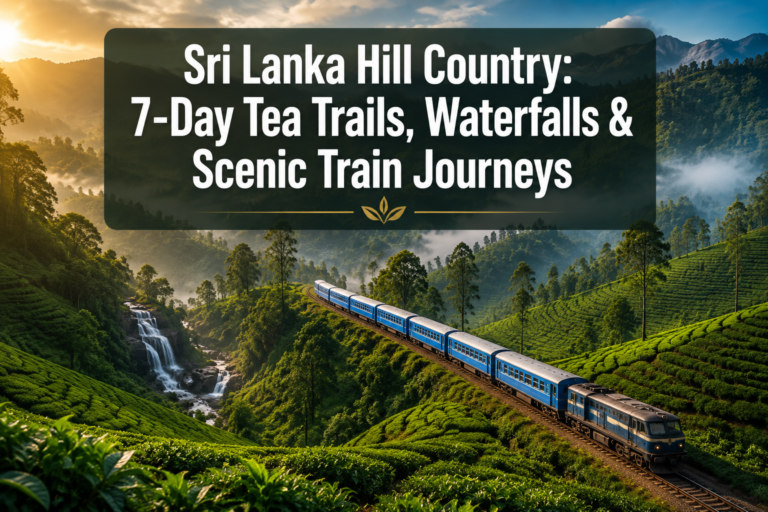 7-Day Sri Lanka Hill Country Itinerary: Tea Trails, Waterfalls & Scenic Train Journeys Beyond Kandy–Ella