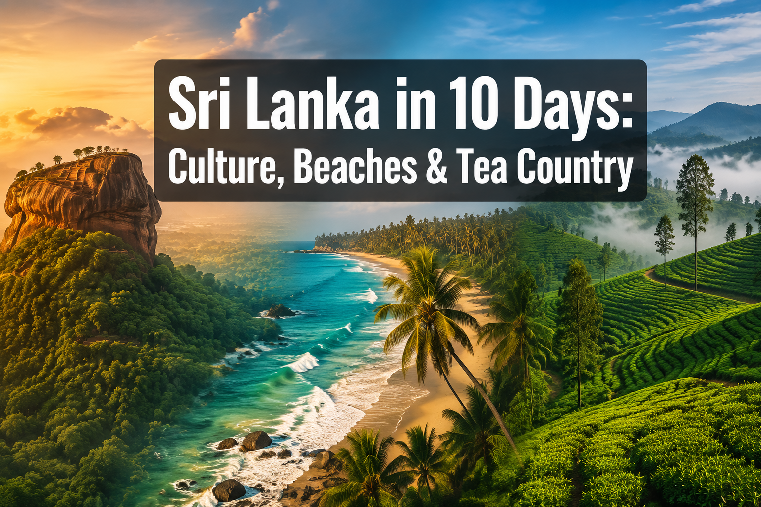 Best Sri Lanka Itinerary for First-Time Visitors: 10 Days Balancing Culture, Beaches & Tea Country