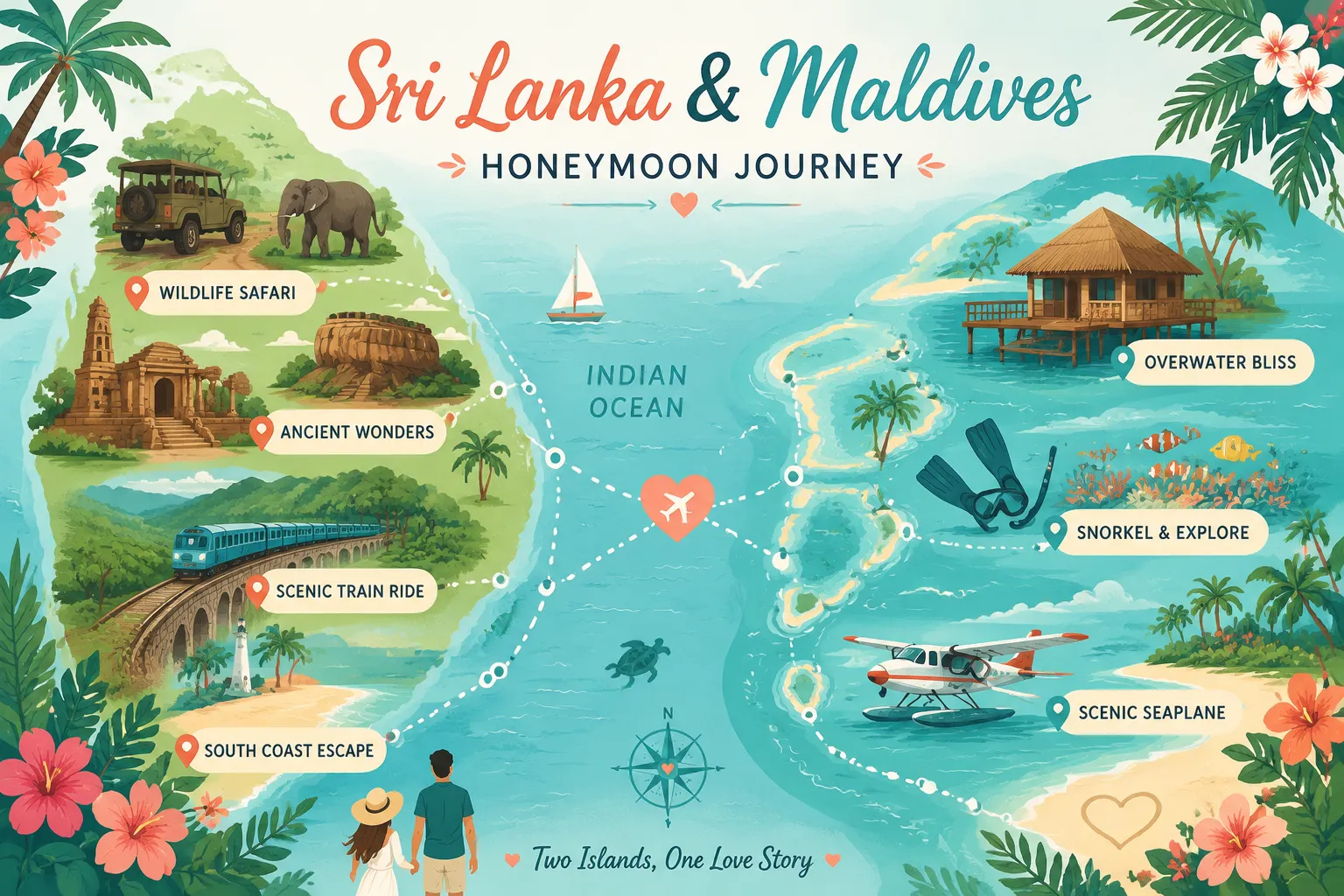Can You Combine Sri Lanka and Maldives in One Honeymoon Trip?