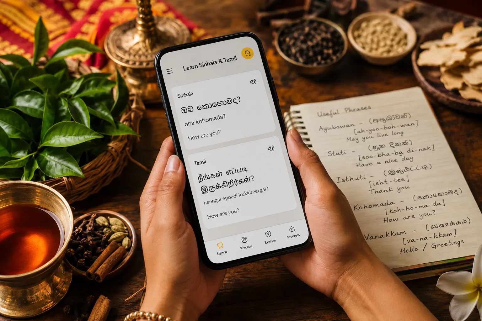 Common Sinhala Phrases for Ordering Food and Asking Directions