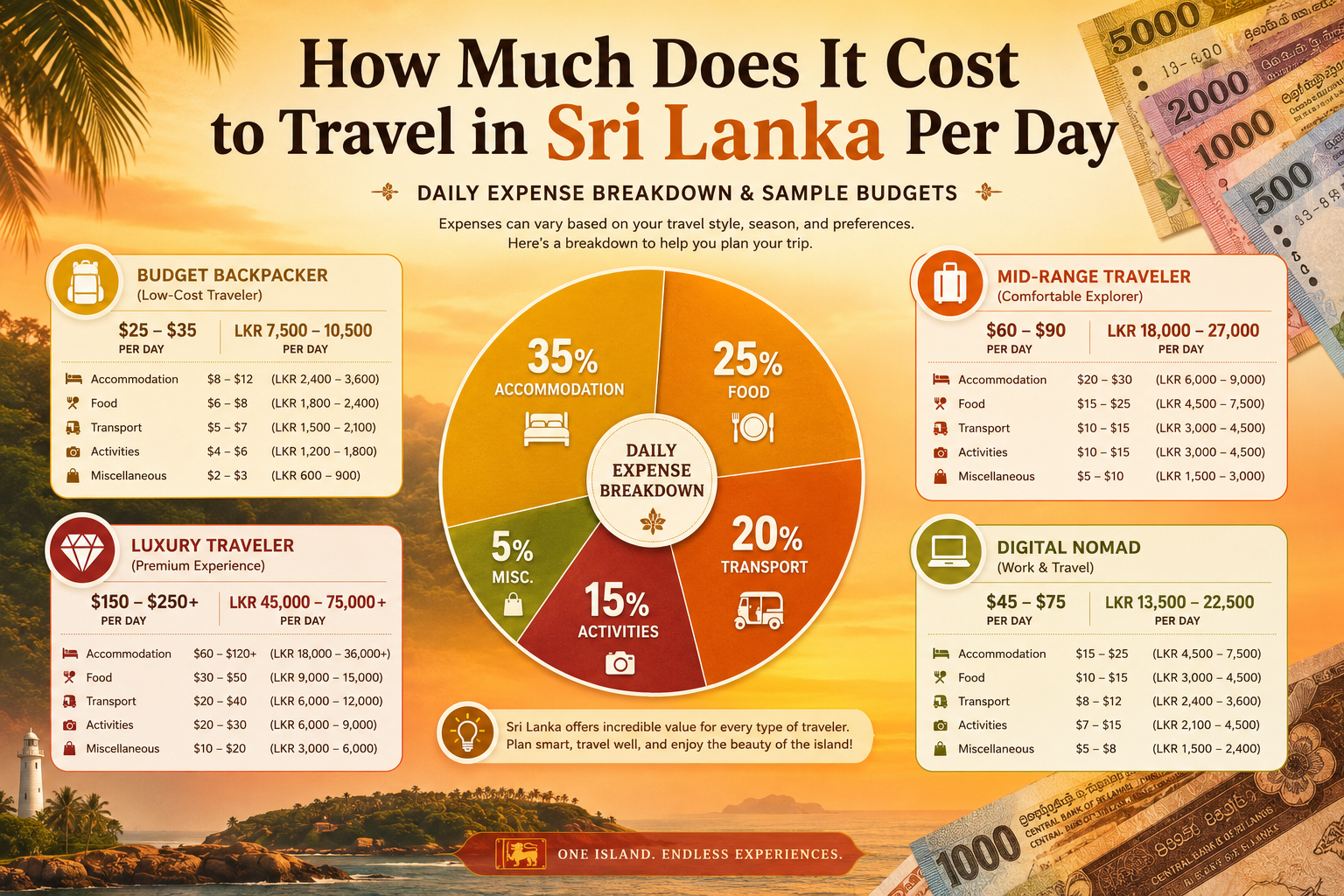 How Much Money Do You Need for a Week in Sri Lanka
