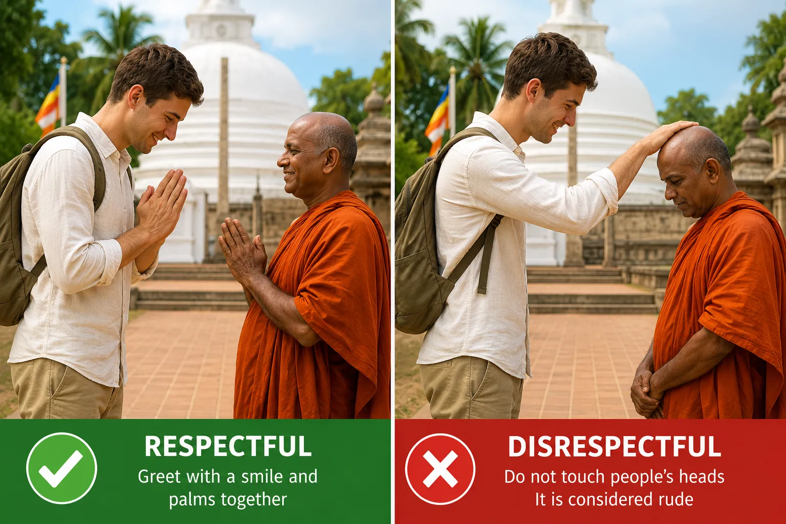 Is It Offensive to Touch Someone's Head in Sri Lanka