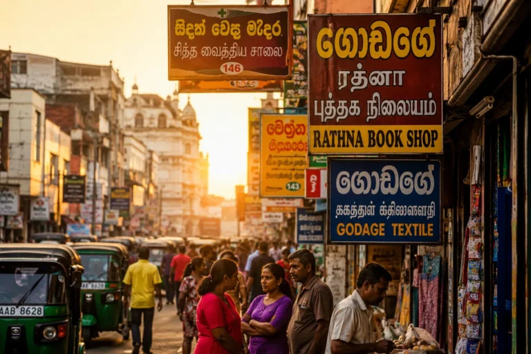 Local Language Basics (useful Sinhala/Tamil phrases)