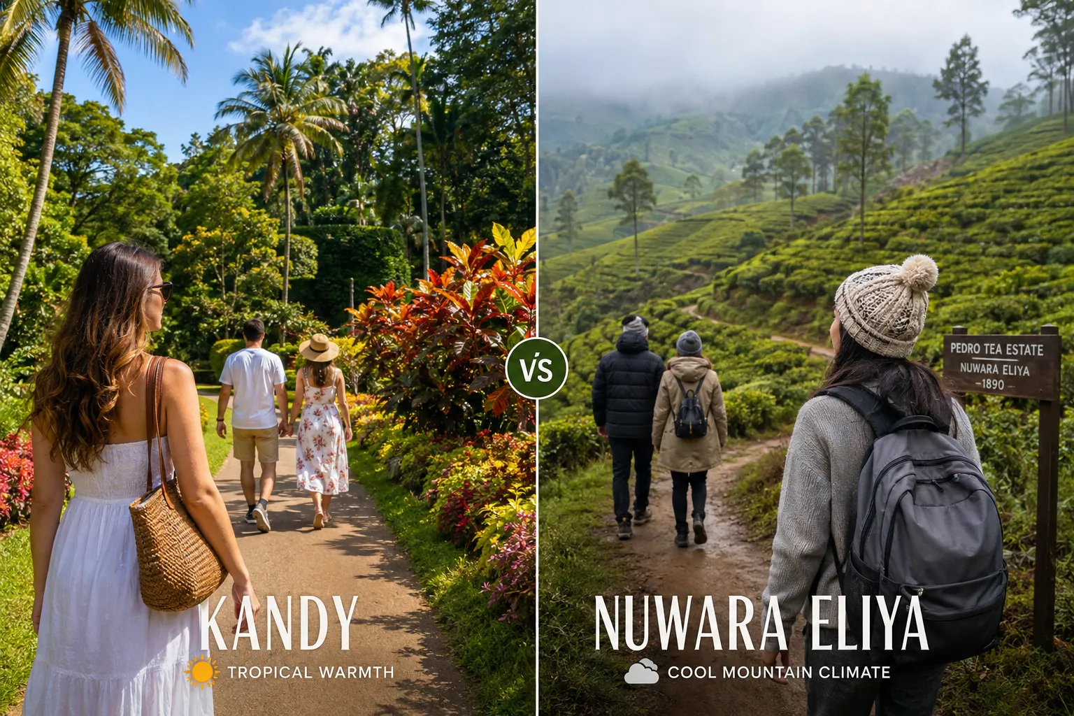 What's the Difference Between Kandy and Nuwara Eliya?